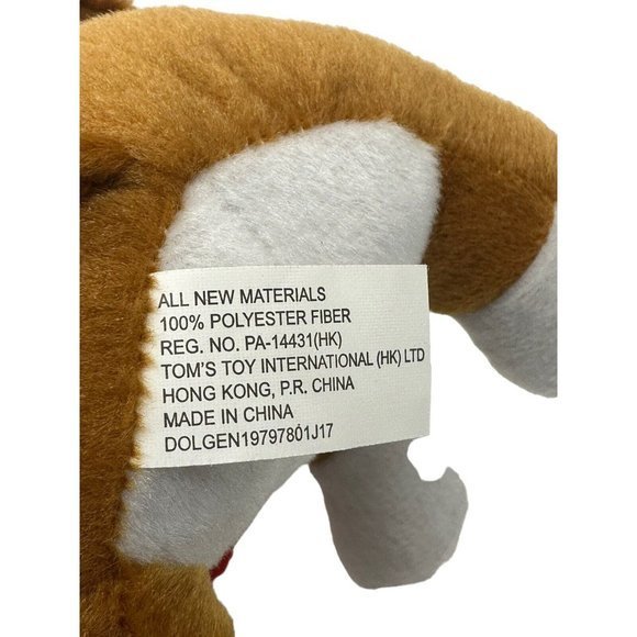 Tom's Toy International BE‎ MINE Valentine's Day Dog 7" Plush Stuffed Animal - Picture 6 of 6